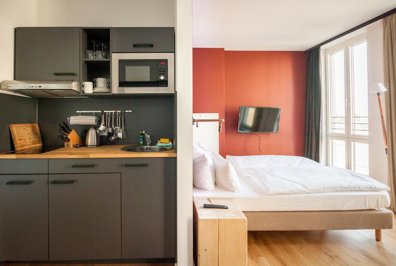 Staycity Aparthotels Dresden City Centre Extérieur photo Studio apartment